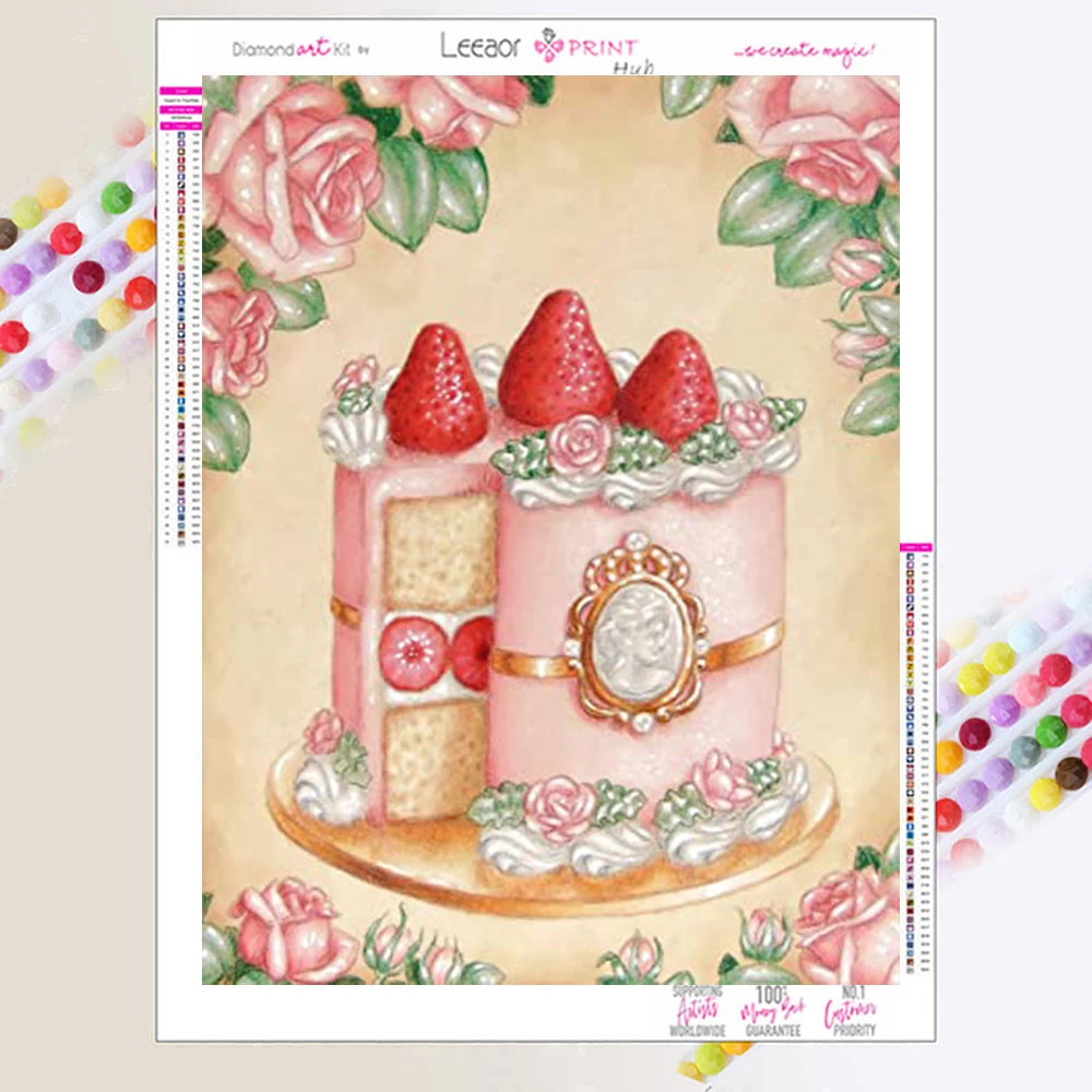 

Kids Flower Diamond Painting Kit Shaped Rhinestone 5D Diamond Art Painting Kit, Stress Relief DIY For Beginners Home Wall Decor