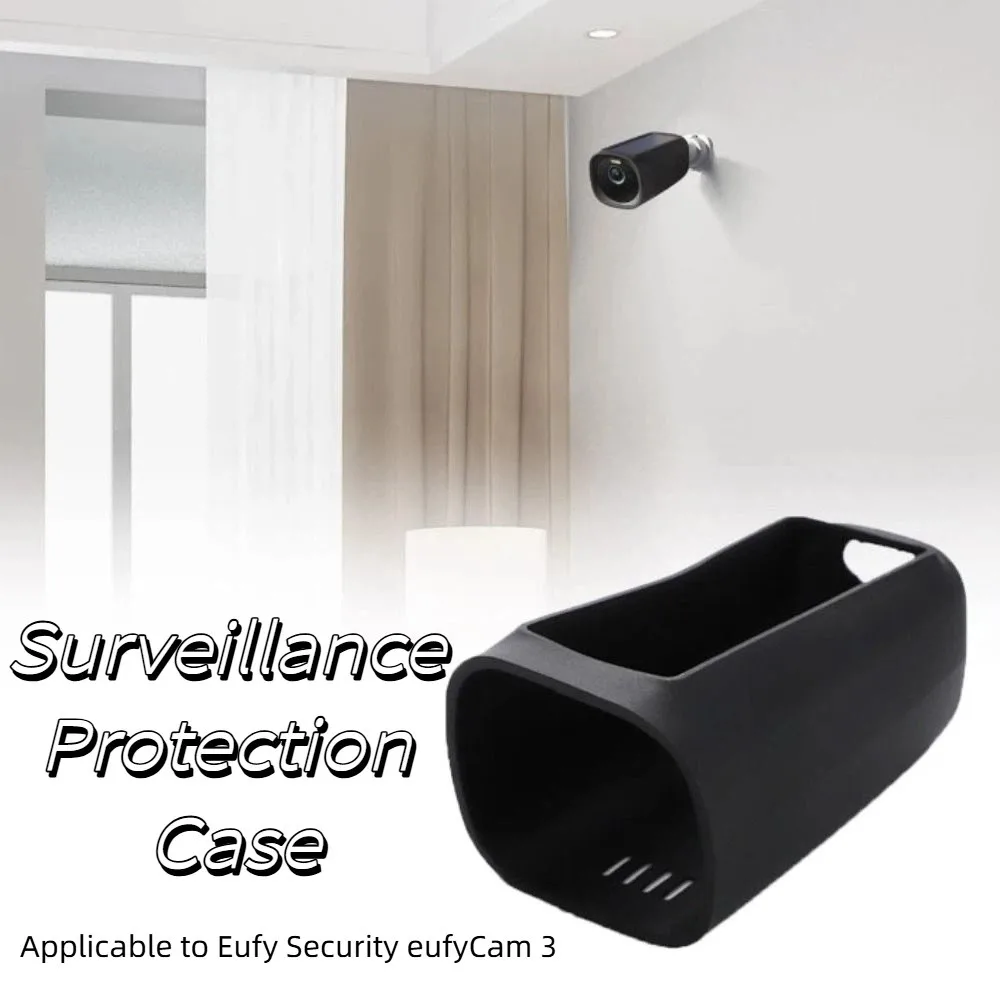 Фото Силиконовый чехол Eufy Security S330 для EufyCam 3, защитный чехол для камеры, устойчивый к ультрафиолету, водонепроницаемый, защищает от царапин. №3