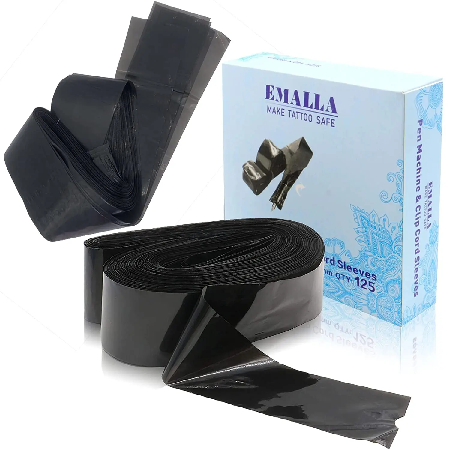 

125 шт., одноразовые чехлы на картриджи для тату-машинки