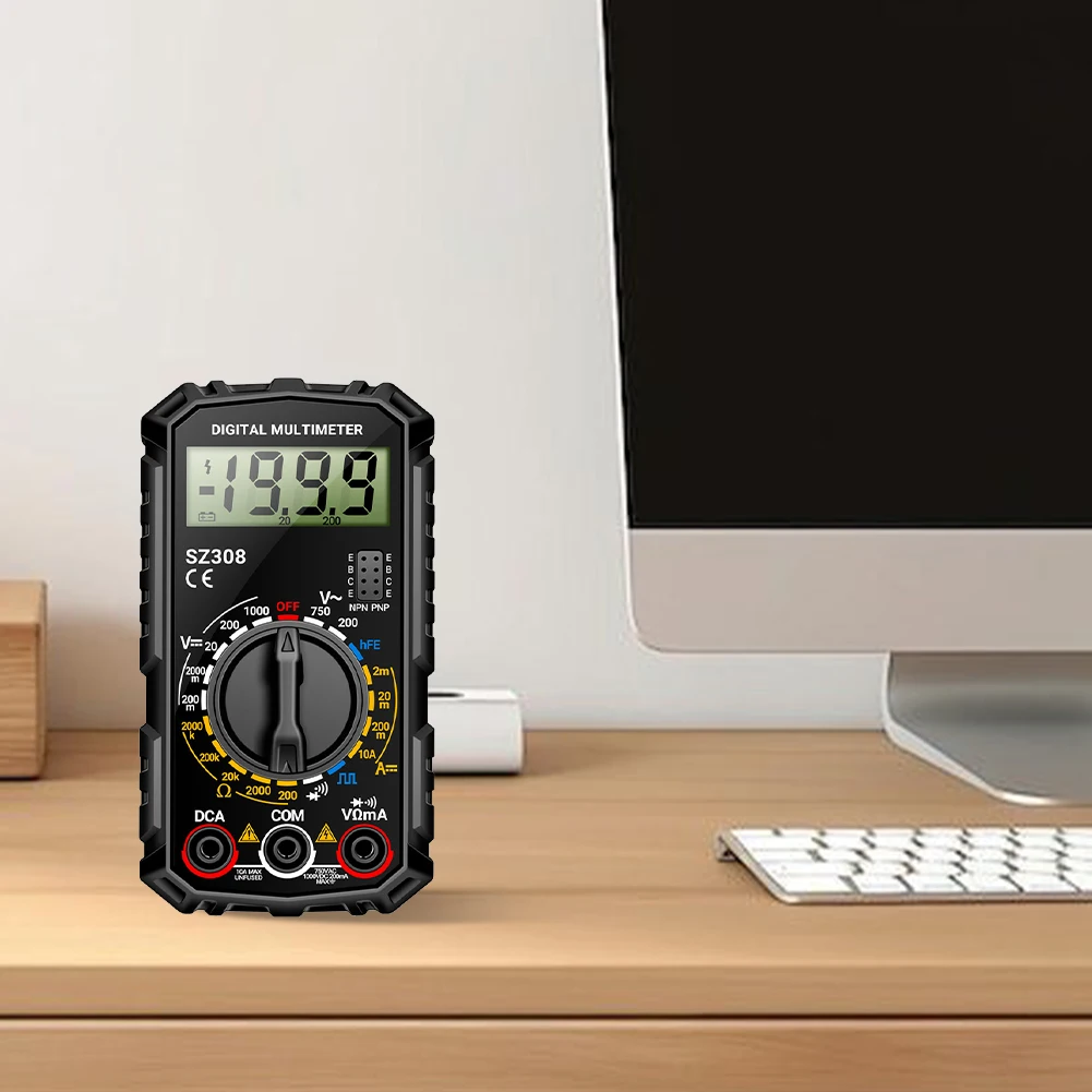 Цифровой мультиметр измеритель сопротивления напряжению ЖК-детектор напряжения
