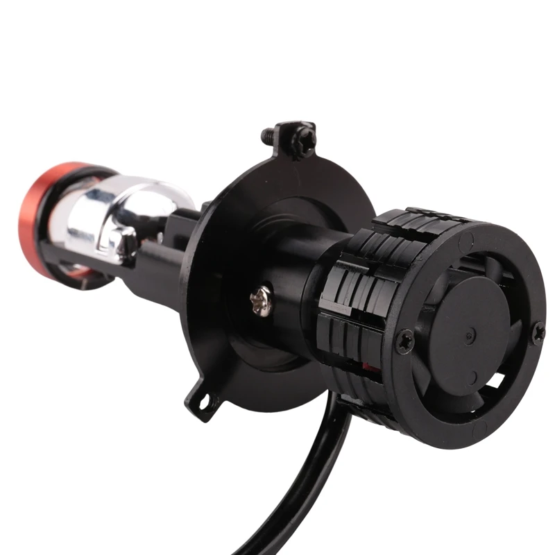 H4 светодиодный мини-проектор 3D-объектив 90 Вт 25000LM мотоциклетная фара