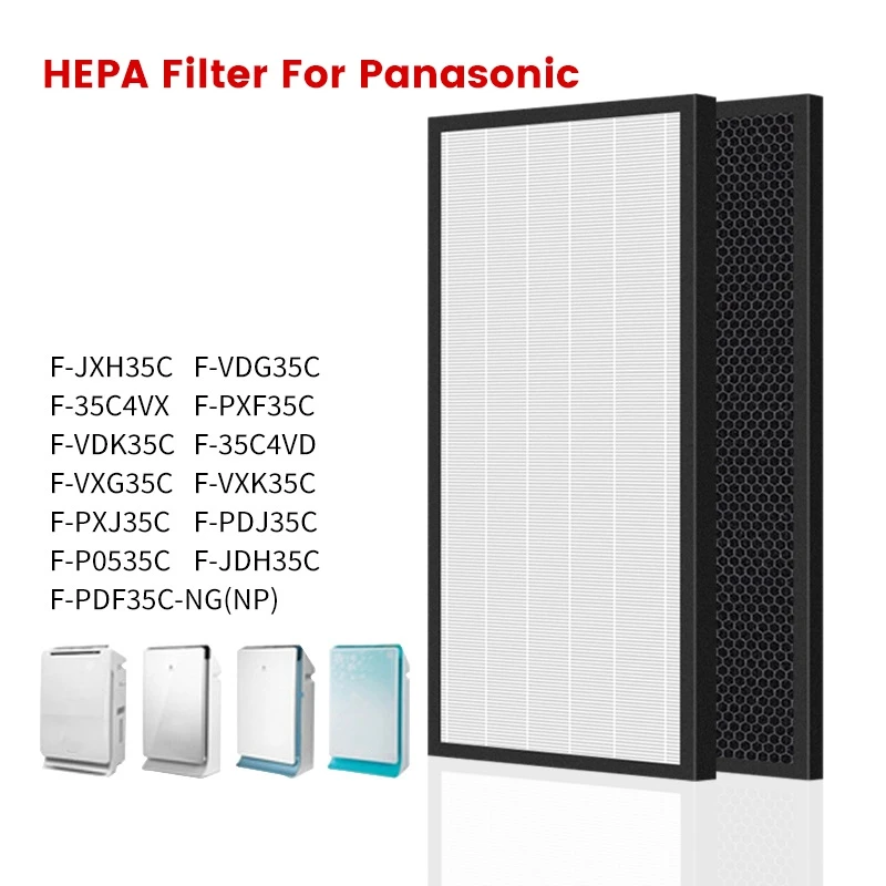 

HEPA Filter Kit для Panasonic F-PXF35C F-PDF35C F-VXG35C F-VDG35C F-PDJ35C F-PXJ35C F-JXH35C F-JDH35C Air Purifier