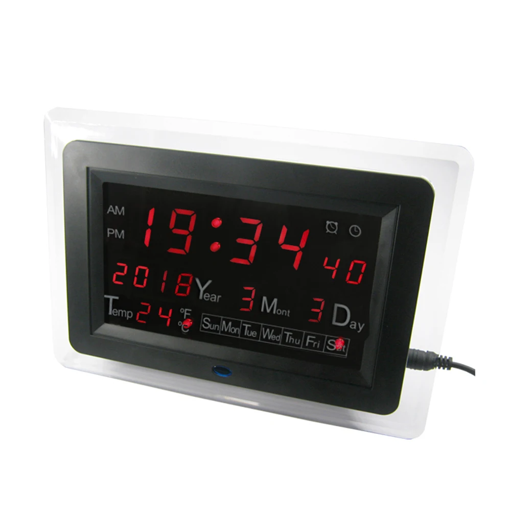 

Электронные часы с будильником, "сделай сам", набор для тренировок, цвет красный, зеленый, синий, календарь, измеритель температуры, английская панель с дисплеем