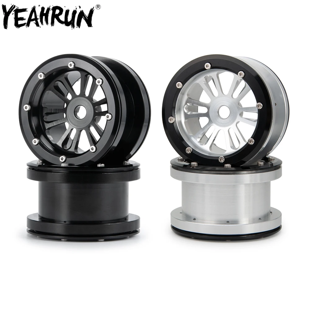 

YEAHRUN, сплав металла, 2,2 дюйма, Beadlock, колесные диски, ступица для 1/10 Axial SCX10 90046 Wraith 90018 90048, детали для радиоуправляемых автомобилей на гусеничном...