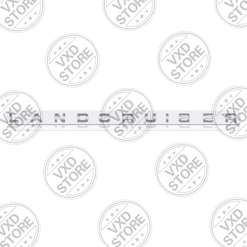 

Для Land Cruiser надпись автомобиля 3D металлические буквы логотип значок наклейка автомобиль задний багажник Алфавит эмблема Стикеры