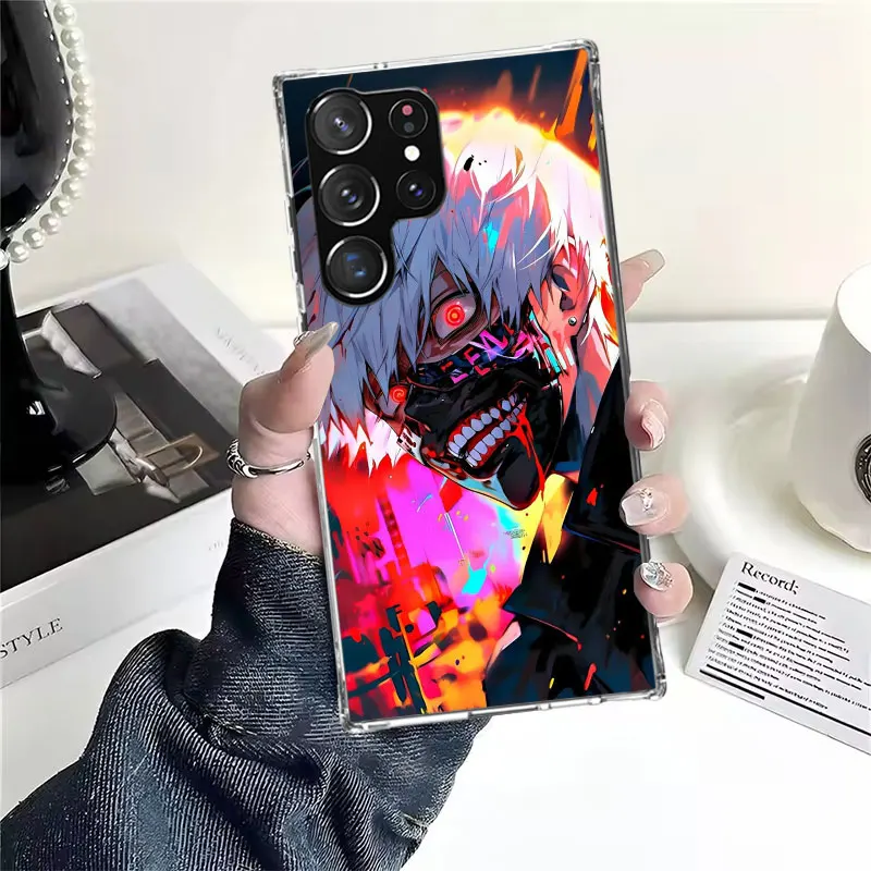 Фото Мягкий чехол G-Ghoul Tokyo Kaneki Ken для Samsung Galaxy S22 S23 S24 S25 Edge S26 Ultra S20 FE S21 Plus + Fundas Coque Galaxy №4
