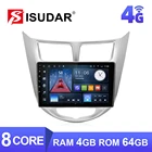 Автомагнитола ISUDAR T68 Android для HyundaiSolarisVerna 2010-2016 автомобильный мультимедийный плеер стерео система Голосовое управление FM No 2 Din