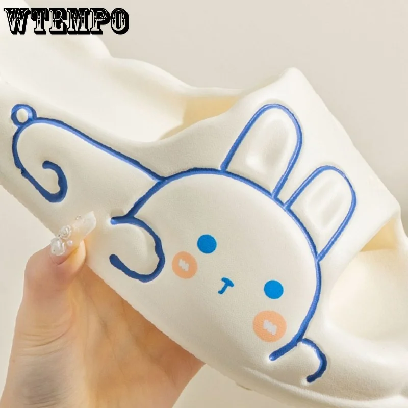 WTEMPO Women Slippers Summer Cartoon Shoes Soft Thick Non-slip Pool Indoor Home Flip Flops EVA Outdoor Sandals Dropshipping