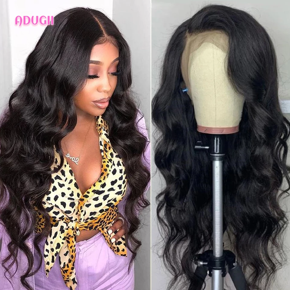 13X4 Transparent Lace Frontal Wig Body Wave Lace Front Human Hair Wigs For Black Women Natural Color Remy Hair Closure Lace Wig