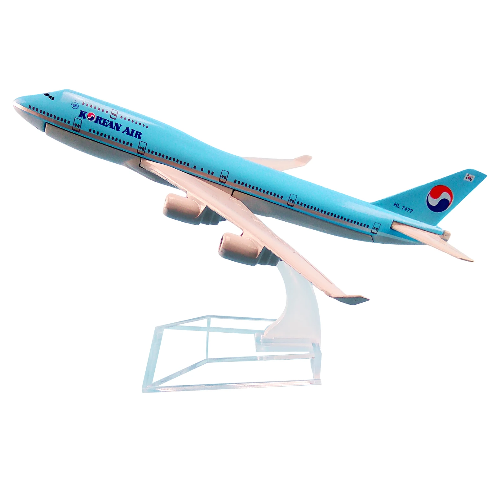 

Модель самолета из металлического сплава в Корейском стиле авиакомпании B747, модель самолета в Корейском стиле Боинг 747, модель самолета в по...