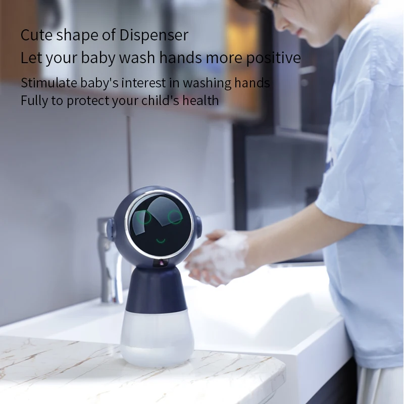 2022 New Automatic Foaming Soap Dispenser Smart Induction Hand Sanitizer Dispenser Home Electric Foam Washing Hand Machine