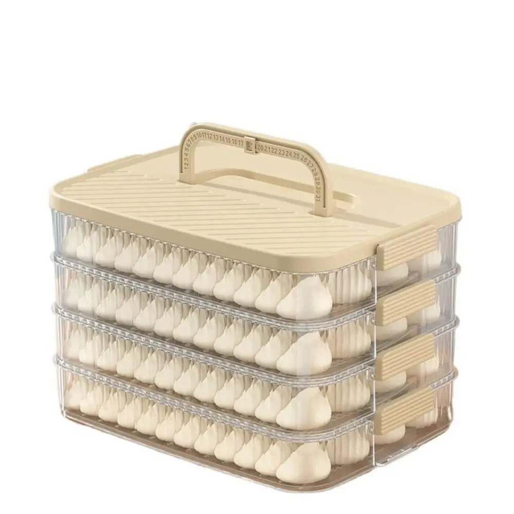 

Пластиковый многослойный ящик для хранения пельменей