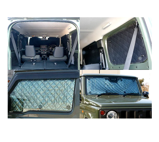 

NEW Curtain Awning Accessories 6PCS Windshield Sunshade For Suzuki Jimny 2019 JB74 JB64