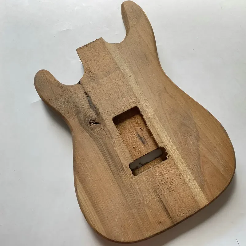 FB325 Натуральное твердое ольха мосты тремоло корпус электрогитары для 6-струнной