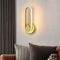 indoor led wall light 330%c2%b0 rotatable bedside wall sconces lamp modern design bedroom lighting home hallway living room staircase