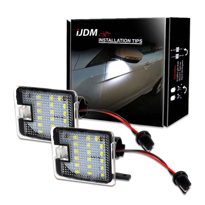 

2x CANBUS LED Under Mirror Puddle light for Ford Focus MK3 MK2 Mondeo MKIV MKV Kuga C-Max Escape S-Max Under Mirror Welcome Lamp