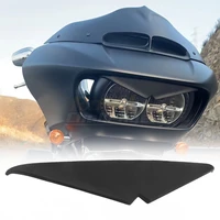 motorcycle headlight trim headlamp eyebrow eyelid sticker decoration upper tip cover visor accent for harley road glides 15 20