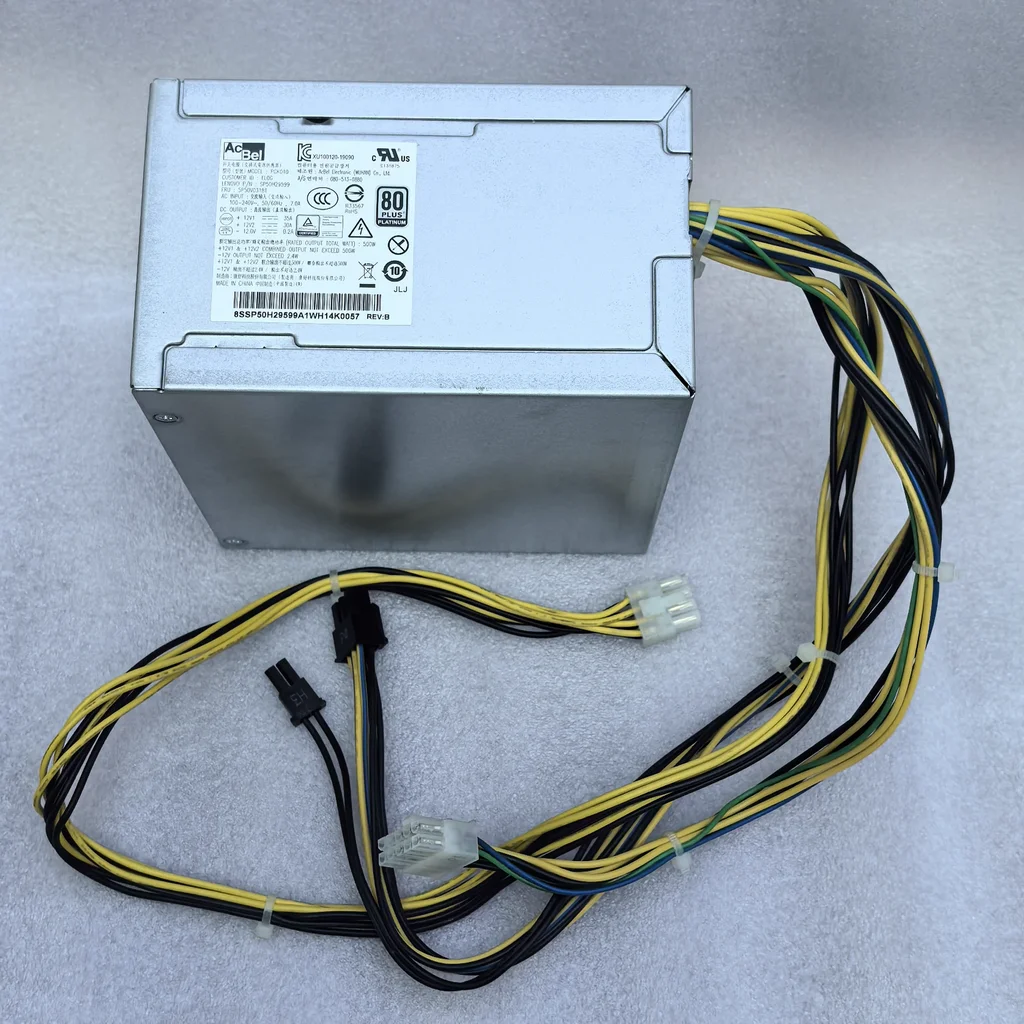 Для Lenovo ThinkStation M930t P340 P350 730t 500 Вт блок питания 5P50V03181 218 5P51D77197 HK600-11PP PCK010 10Pin + 8Pin (6 2)Pin