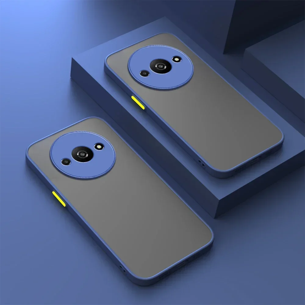 Для Xiaomi Redmi A3 Чехол A3X 4G противоударный броня матовый мягкий бампер из ТПУ