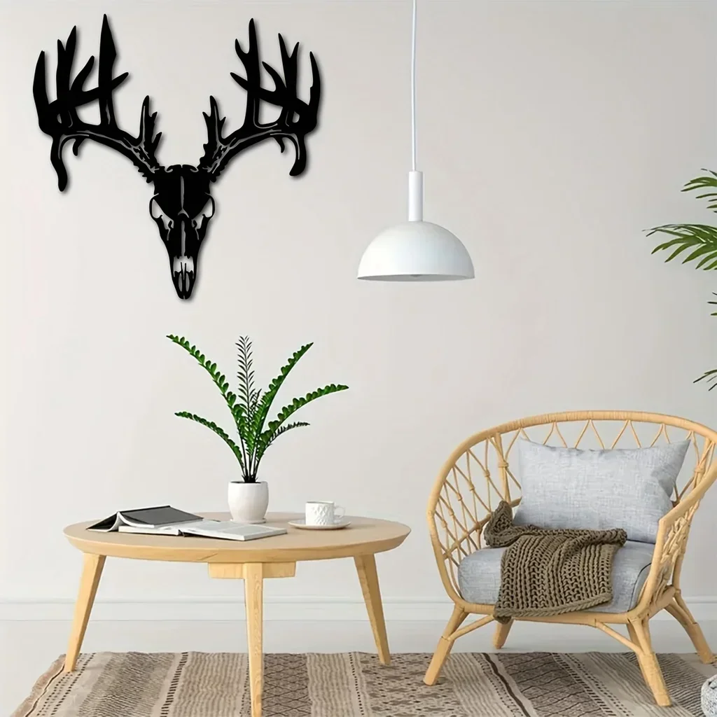 Металлический художественный декор с головой лося настенные вывески