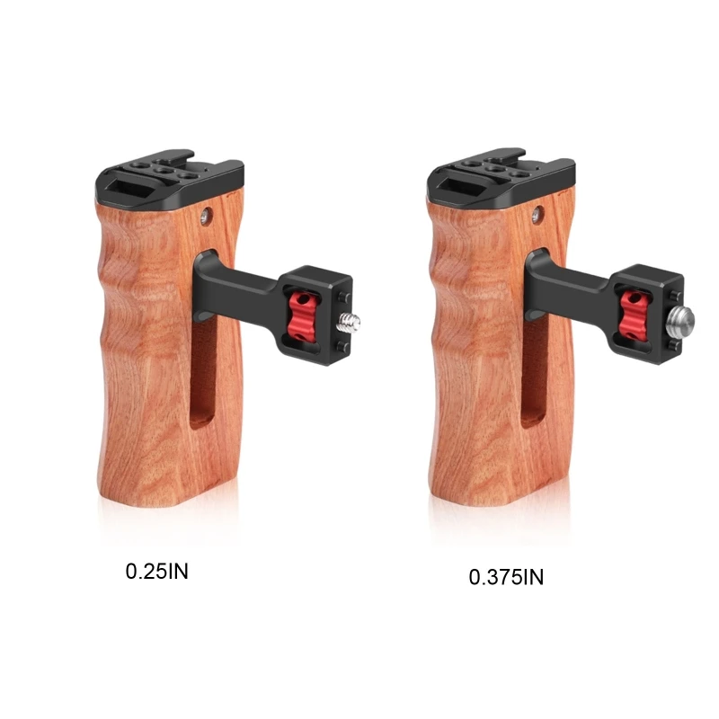 

Camera Side Handle Left Right Handgrip with 1/4 or 3/8 Screw Mount for Fill Ligh G2AC
