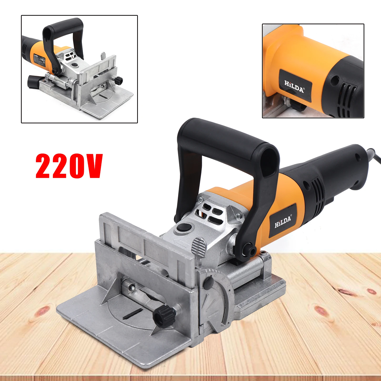 

Woodworking Tenoning Machine Wooden Slotting Machine for Docking Board 760W 220V