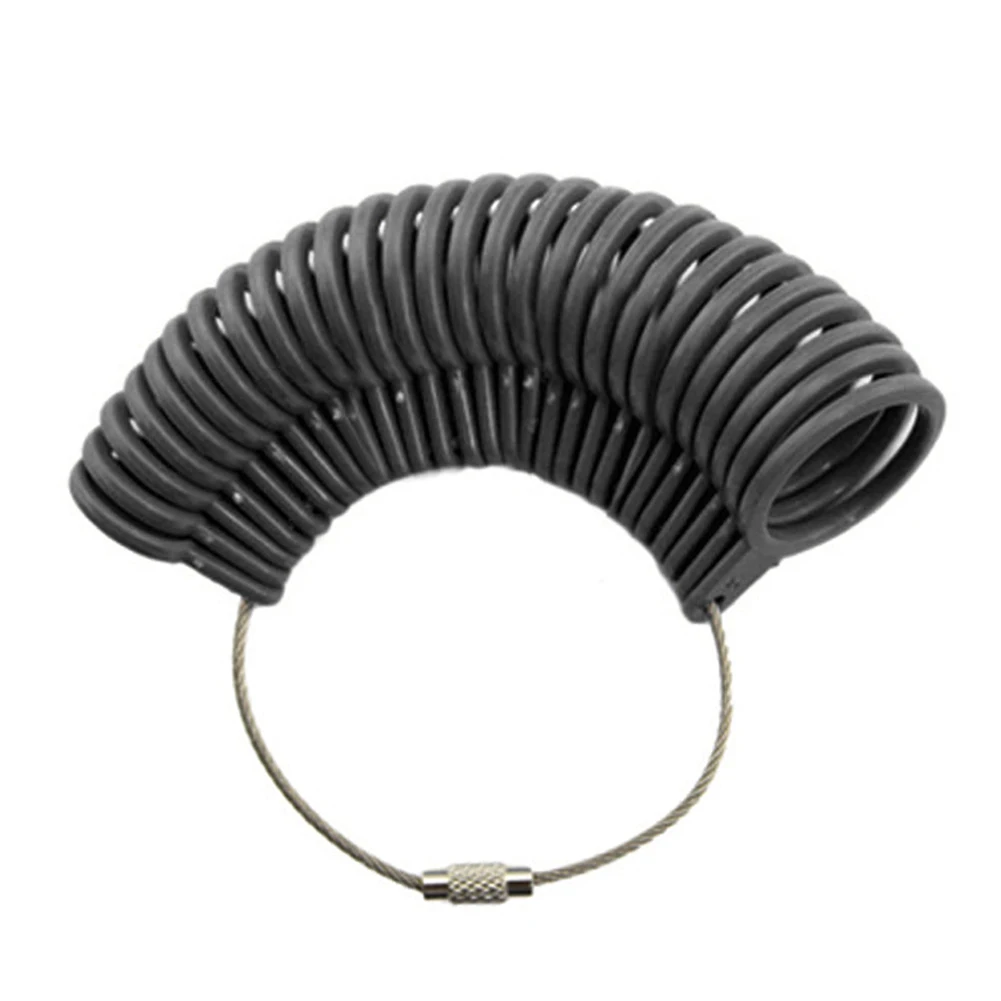 

US 0-13 UK A-Z Plastic Ring Sizer Practical Multifunctional Portable Round Gift Jewelry Measurement Gauge Set Easy To Use Finger