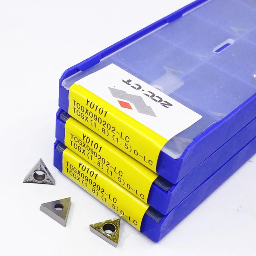 TCGX 090202 -LC YD101/TCGX 090204 -LH YD101 TCGX09 ZCC.CT Твердосплавные пластины с ЧПУ для алюминия