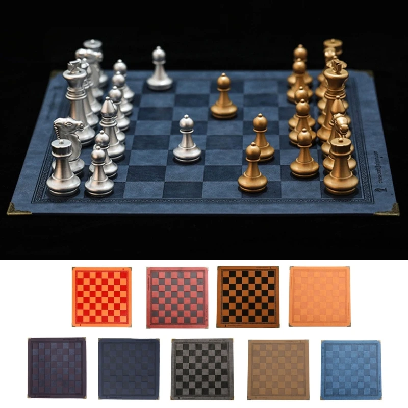 

Universal PU Leather Folding Chess Board Flat Chess Game Chessboard Chess Board