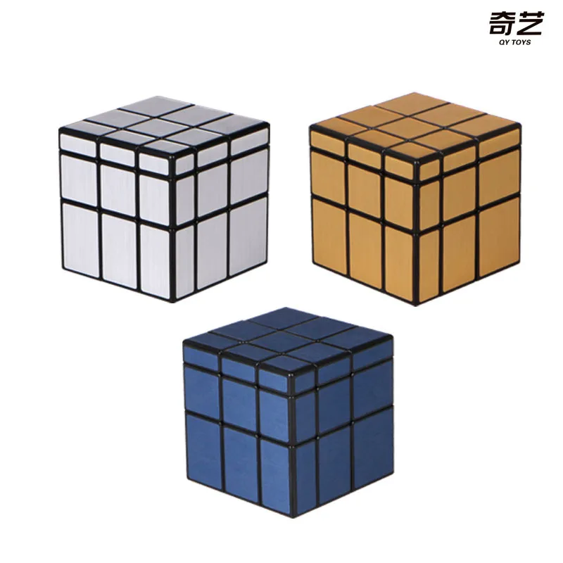 

Qiyi 3x3 Mirror Magic Cube Stickerless Colorful Puzzle Cube Rubix Speed Toys 3x3x3 Cubo Magico For Children Brain Teaser Toys