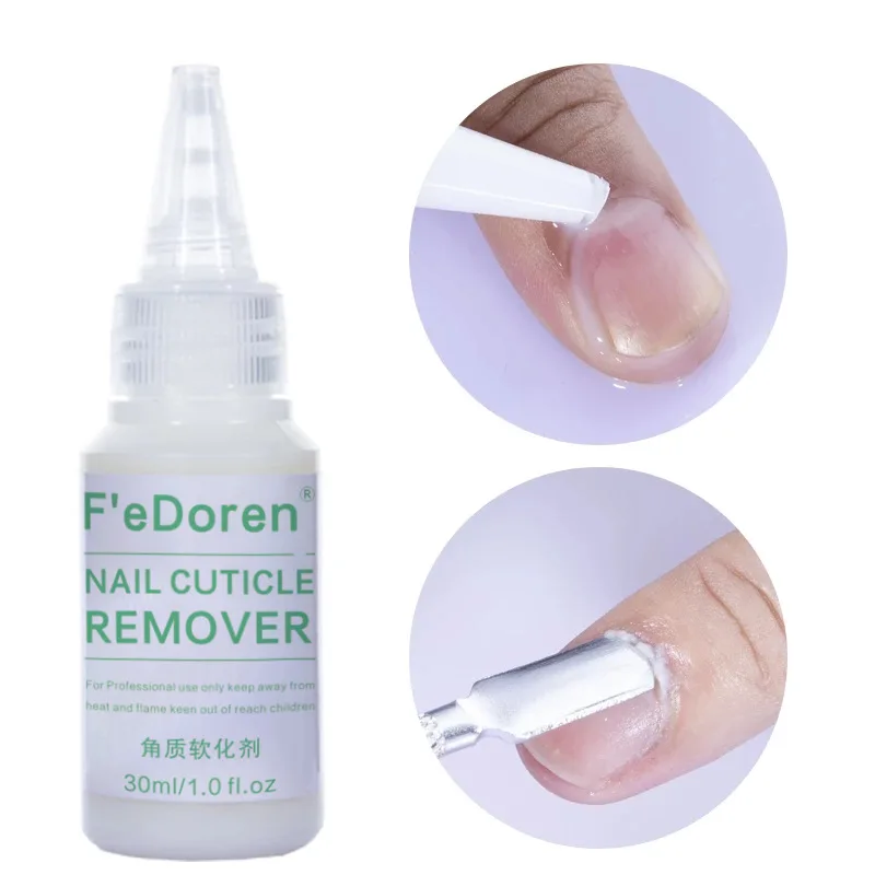 

30ML Nail Cuticle Remover Softener Liquid Exfoliator Cuticle Oil Treatment Manicure Soften Dead Skin All for manicure Nails Care