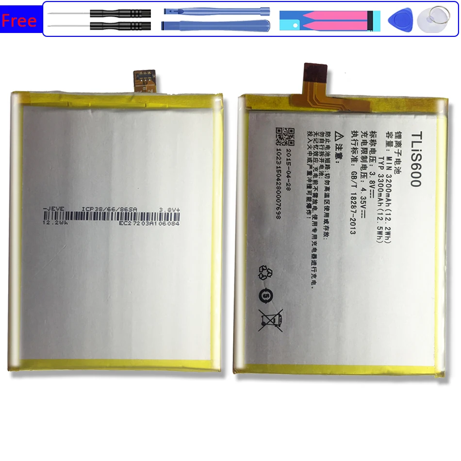 

TLiS600 3200mAh Battery for UMI EMAX / UMI IRON For TCL TliS600 3N I718M M2U M2L M2M Phone Battery for UMI EMAX / U Batteria
