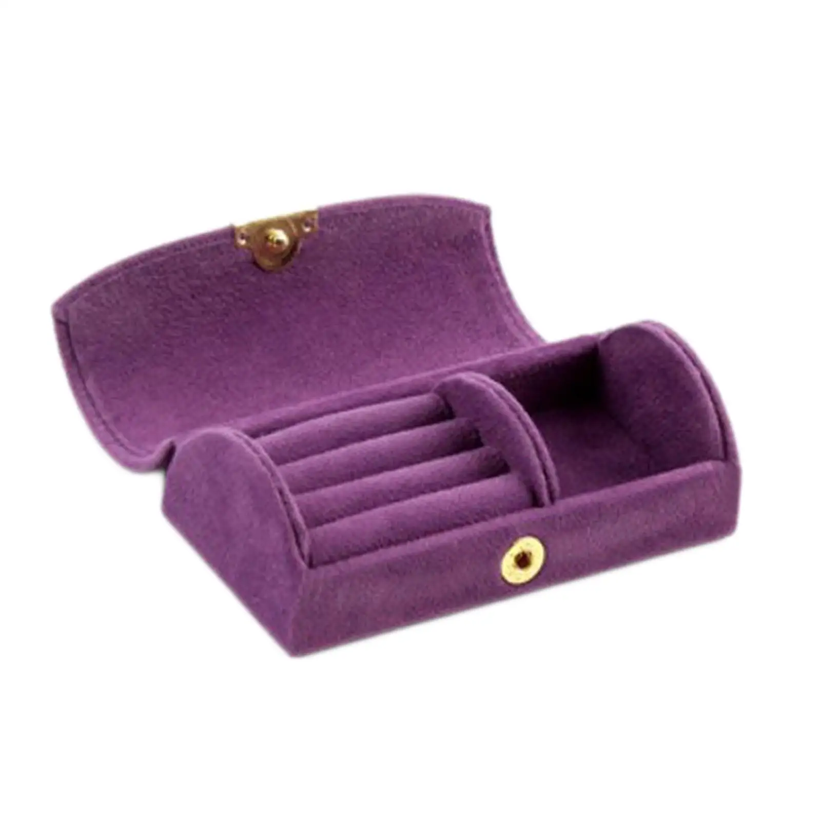 

Jewelry Box Exquisite Luxury Portable Velvet Showcase Holder Storage Case for Studs Bracelets Rings Jewellery Care Girls Gift