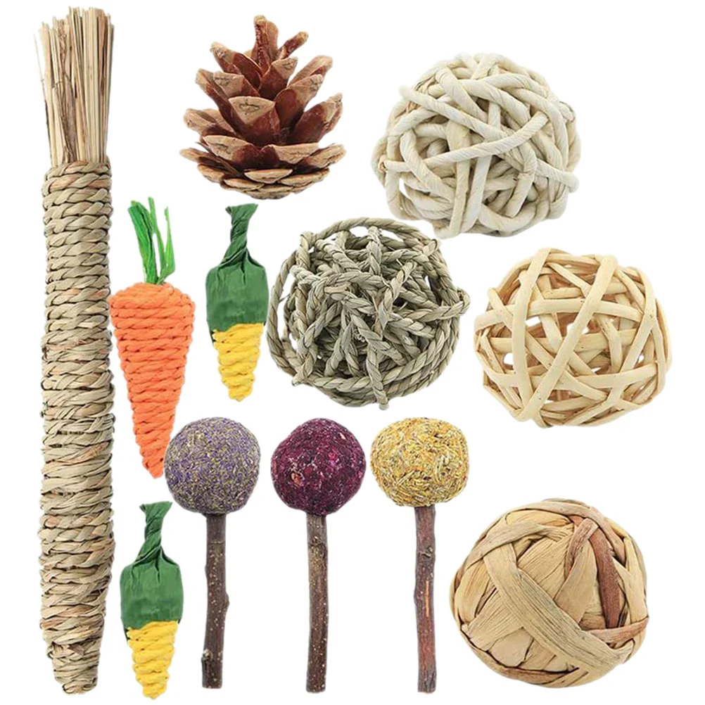 

Toys Hamster Accessories Chew Rat Bunny Rabbits Guinea Rabbit Toy Teeth Cage Stuff Cages Pet Chinchilla Climbing Natural Woven