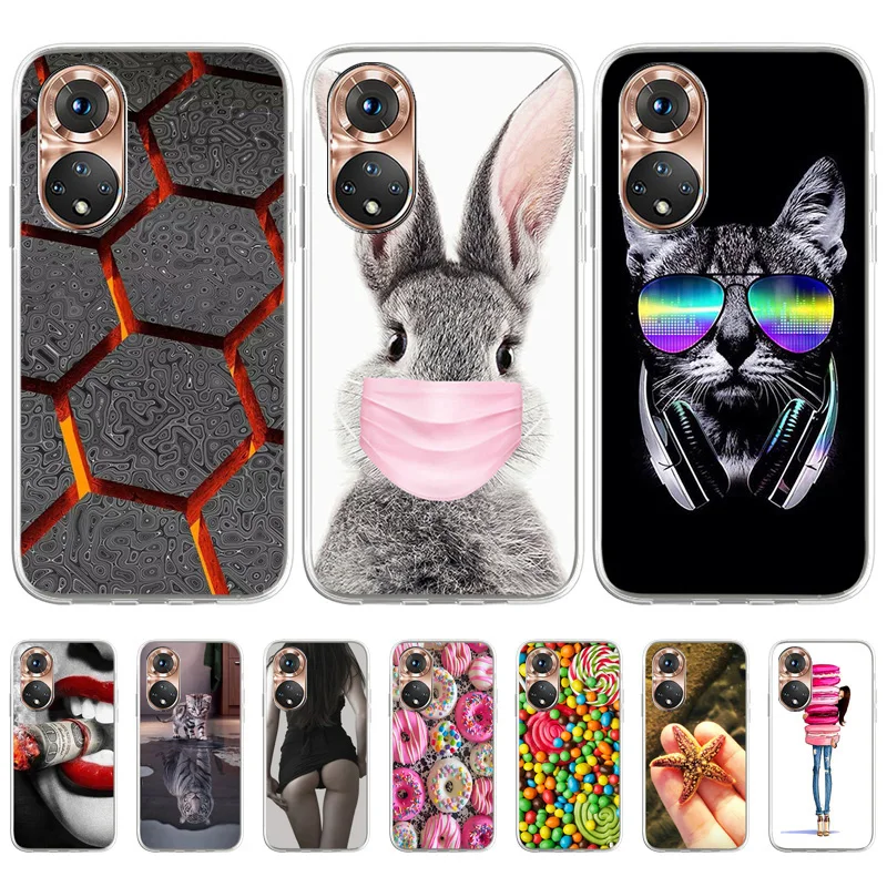 

Soft TPU Case For Huawei Honor 50 Case Silicon Cover Honor 60 Pro 50 10X 10 Lite 10i Capa Phone Funda Honor 60 Pro Nova 8i Shell