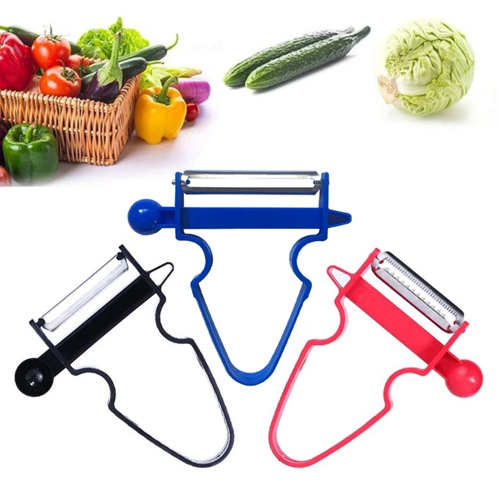 

Promotional 3PCS Magic Stainless Steel Trio Peeler Set Multifunction Peel Blade For Kitchen Peeler Julienne Cutter Grater