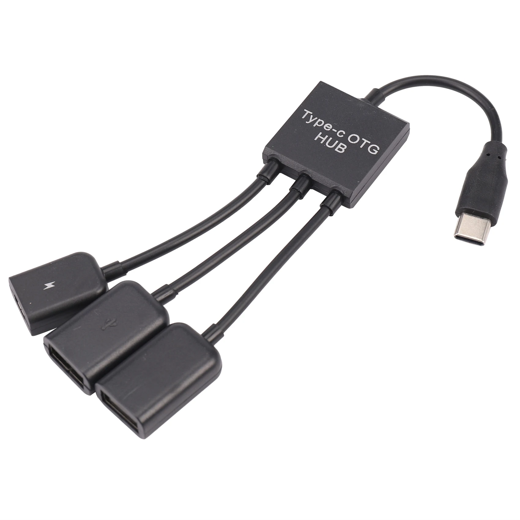 USB 3.1 Type C папа на 2 Dual A 0 мама + Micro-USB 3 в 1 OTG концентратор