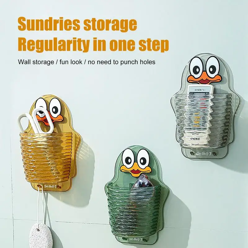 

Toothbrush Holders Cute Cartoon Little Penguin Toothbrush Dispenser Multifunctional Storage Rack for Toothbrush Toothpaste Razor