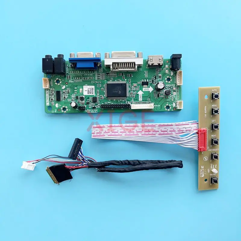 

Fit N133B6 N133BGE LCD Controller MNT68676 Board 13.3" HDMI-Compatible 1366*768 LVDS 40 Pin Laptop Display DIY Kit VGA DVI Audio