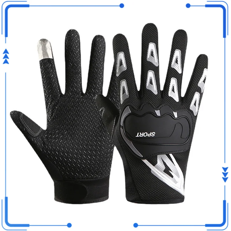 Нескользящие мужские перчатки для занятий спортом на открытом воздухе весну и