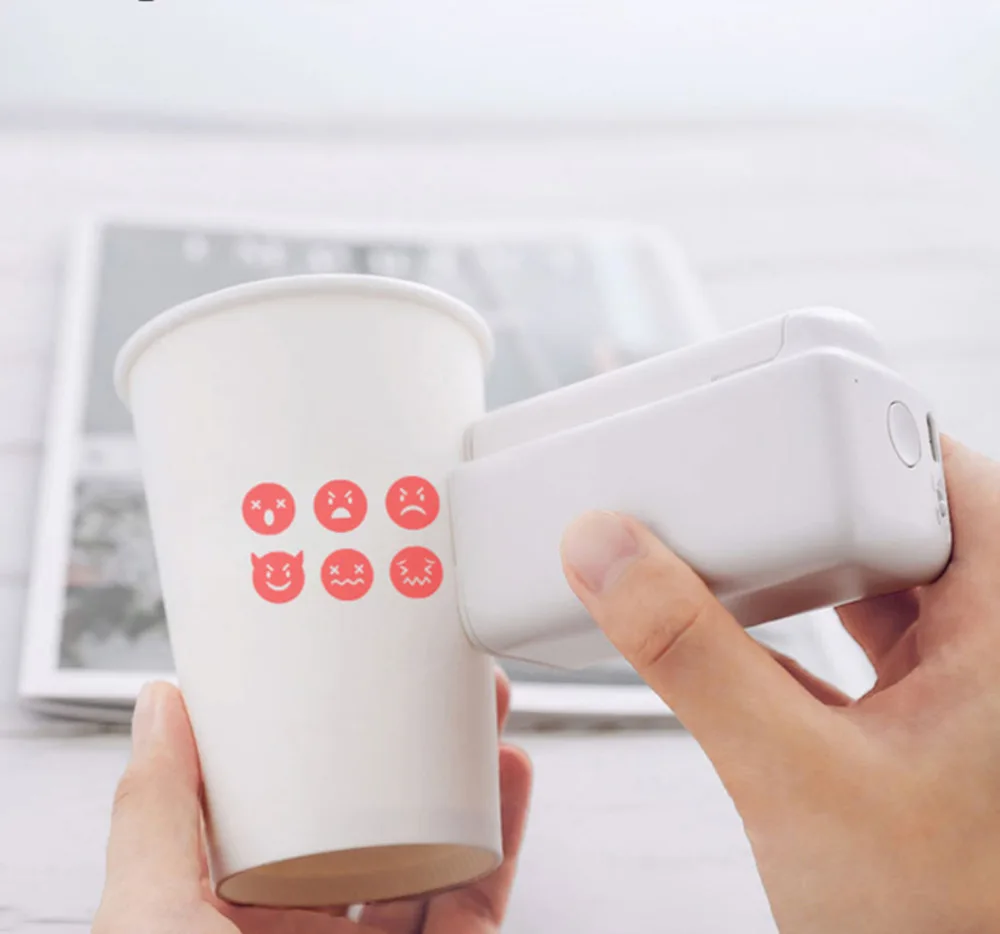 

Portable bluetooth printer inkjet printer, mini color inkjet printer, Bluetooth, WiFi, Principe office electronic