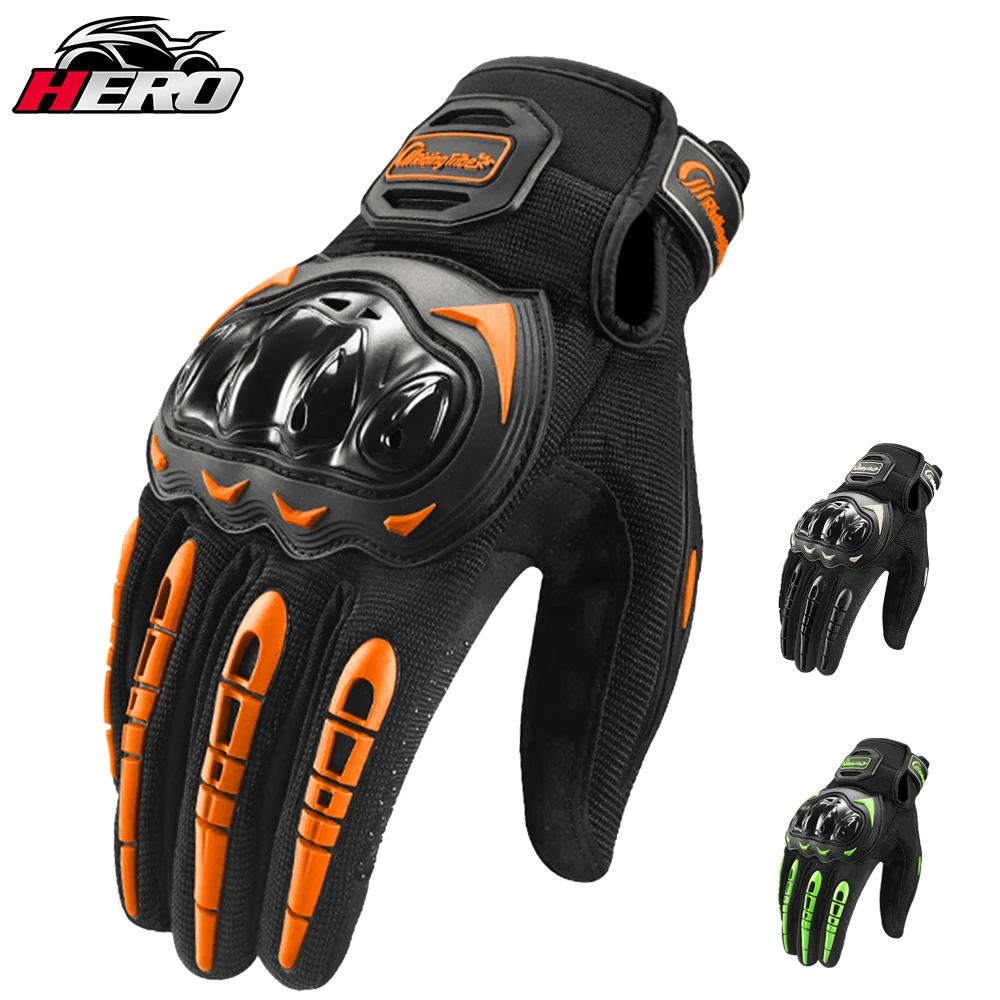 

Motorcycle Gloves Wearable Sports Full Finger Gloves Motorcycle Protective Gear Gant Moto Summer Unisex Gloves M-XXL