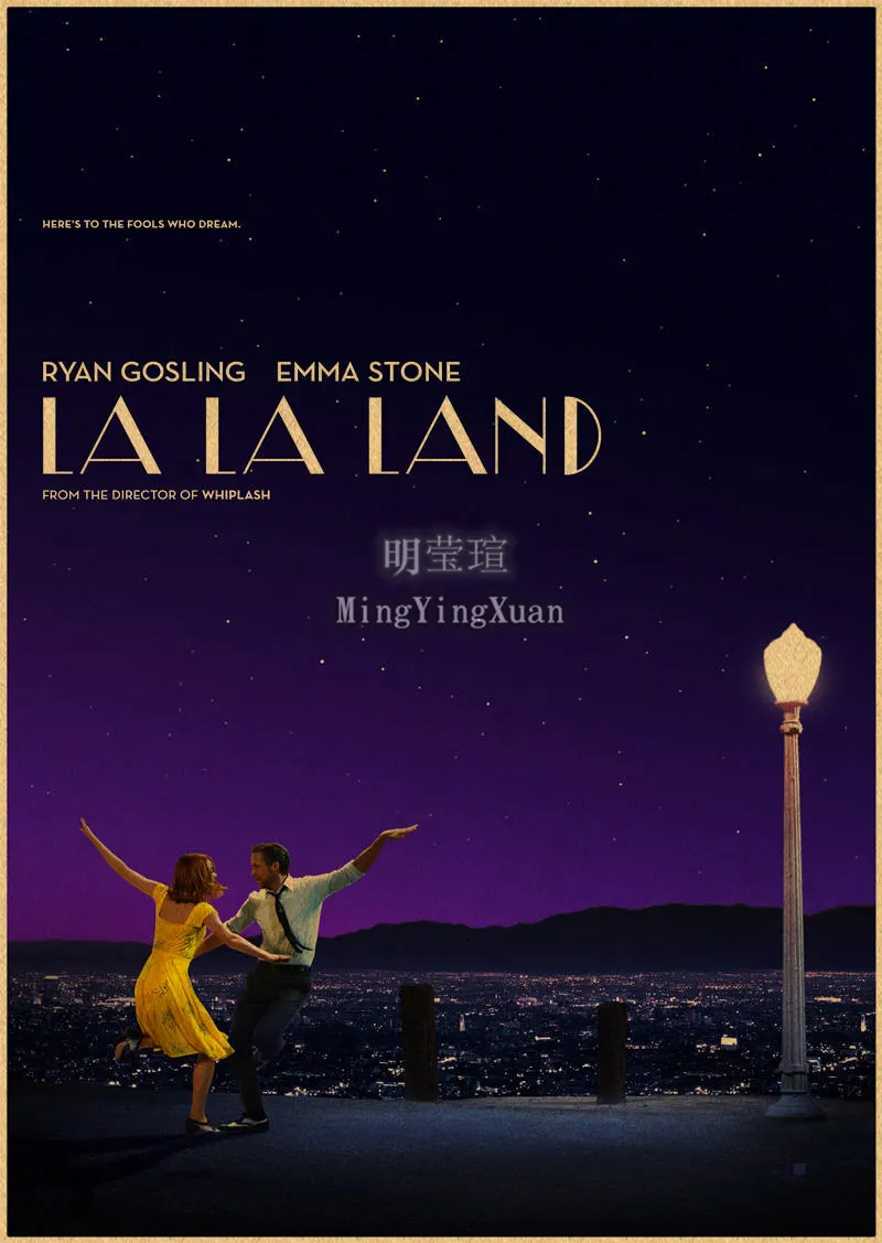 

Плакаты La La Land из крафт-бумаги