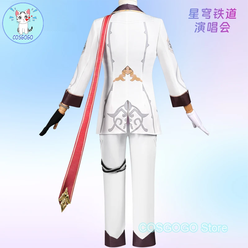 Honkai: Star Rail Argenti костюм для косплея концерта игровой красивая униформа на Хэллоуин