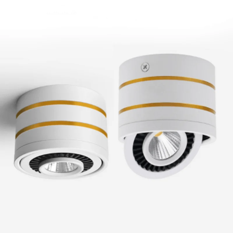 

COB 360° Rotatable Angle LED Ceiling Light Dimmable 5W 7W 15W Downlight For Living Room Bedroom Hotel Ceiling Light
