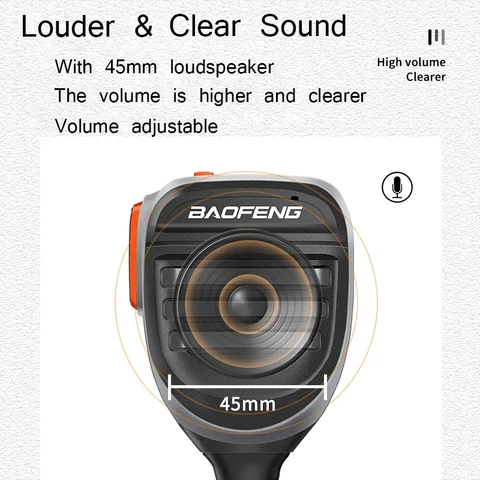 Quansheng UV-K6 Микрофон для рации UV-5R