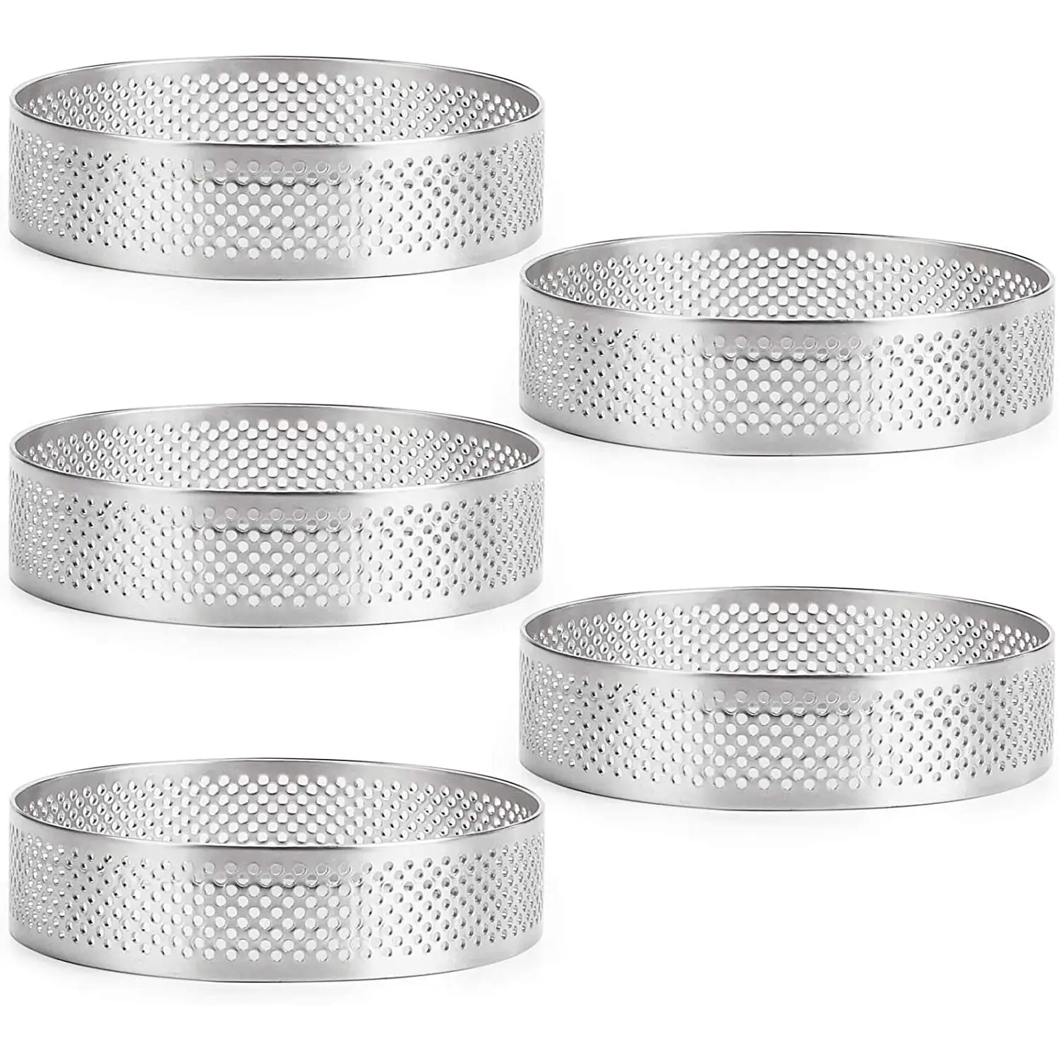 

Круглая форма для выпечки из нержавеющей стали, 5 шт.