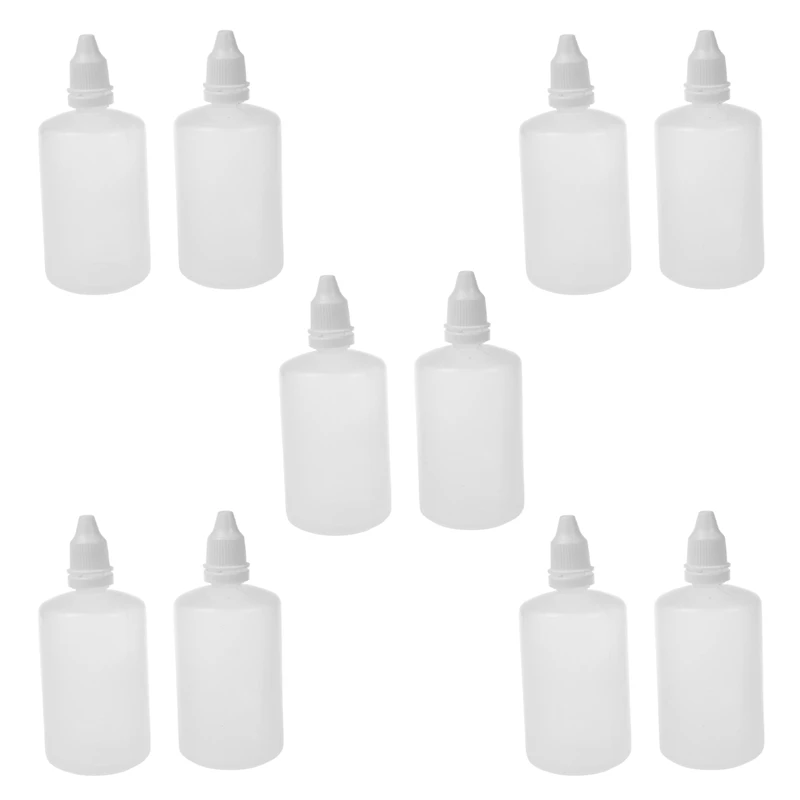 

Упаковка из 250 пластмассы LDPE сжимаемые бутылки-капельницы Eye Liquid пустой, новинка (емкость 100 мл)