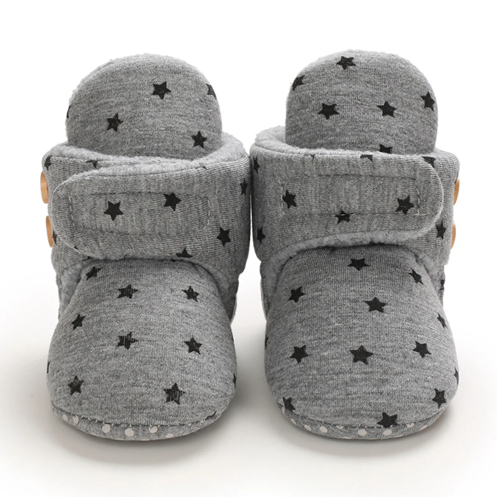 

Girls Dress Heels Size 2 Baby Shoes Velvet Warm Polka Dot Printing Boots Non Slip Breathable Size 4 Boots for Baby Girls