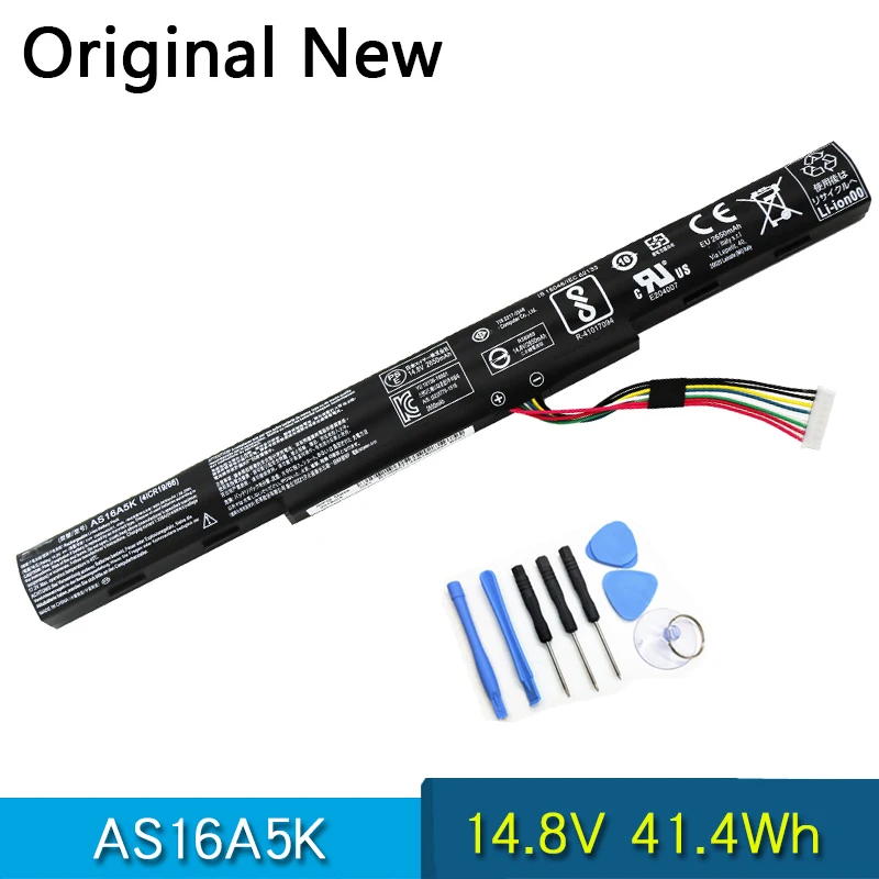 

NEW Original AS16A5K AS16A7K AS16A8K Laptop Battery For Acer Aspire E5-523G 553G 475 475G 575 575G 575T 575TG 774 774G E5-576